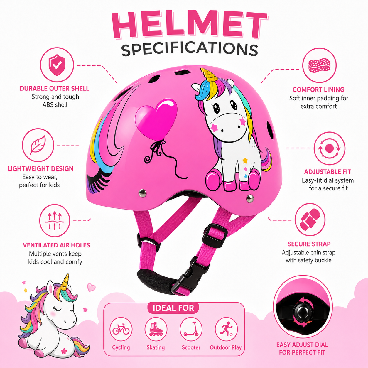 Pebble Guard Unicorn Pink - Image 4