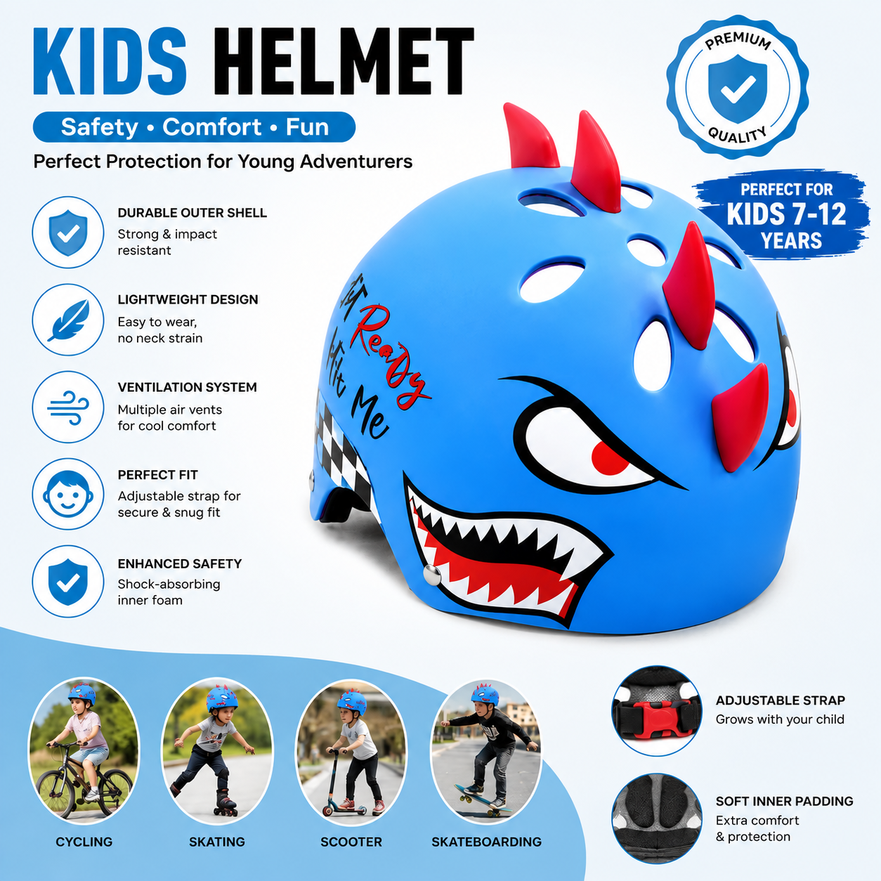 Pebble Guard Shark Rider Blue - Image 5