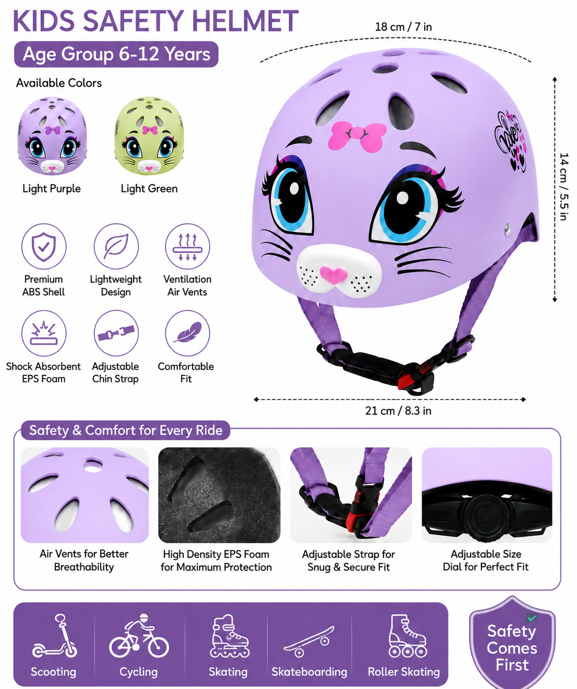 Pebble Guard Kitty Pop Purple - Image 5